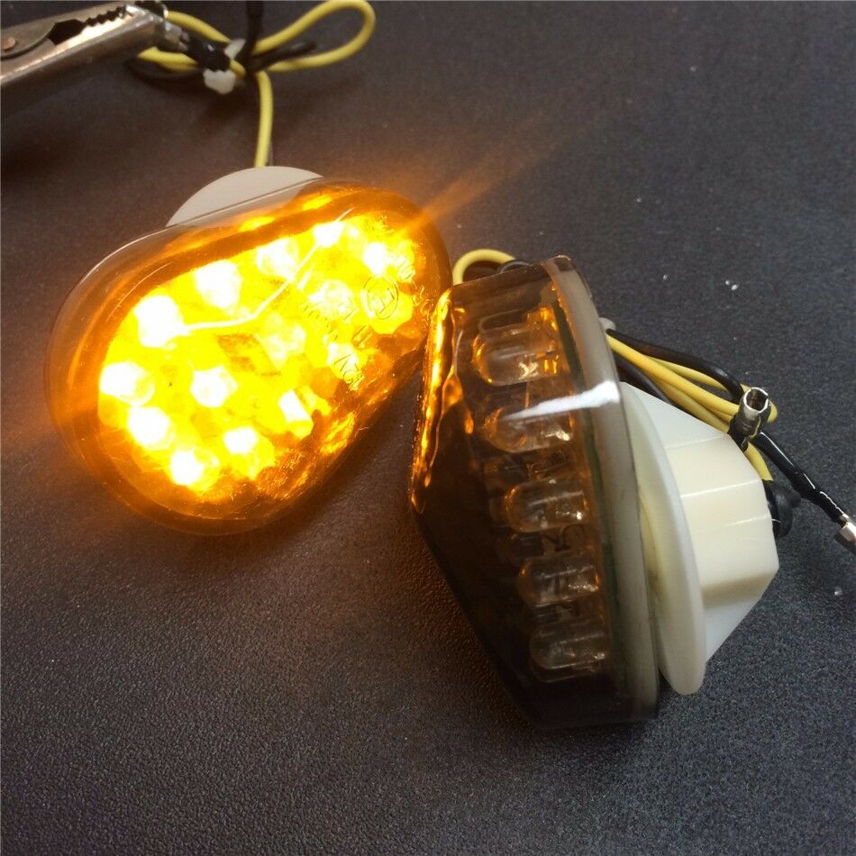 New SmokeLed Turn Signals Lights For Kawasaki Zx6R Zx7R Zx9R Zx10R Zx12R Zzr600