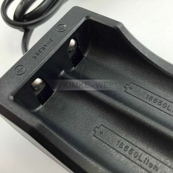 AC 100-240V Charger for 2 x 3.7V Rechargeable Lithium Battery New