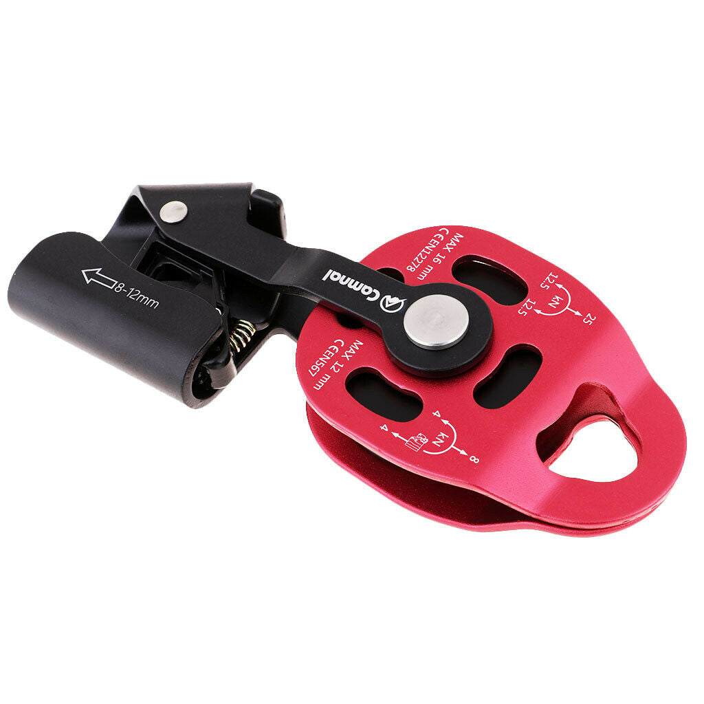 Heavy Duty Aluminum Tackle Pulley Lifter 880lb Capacity Rope Hoist