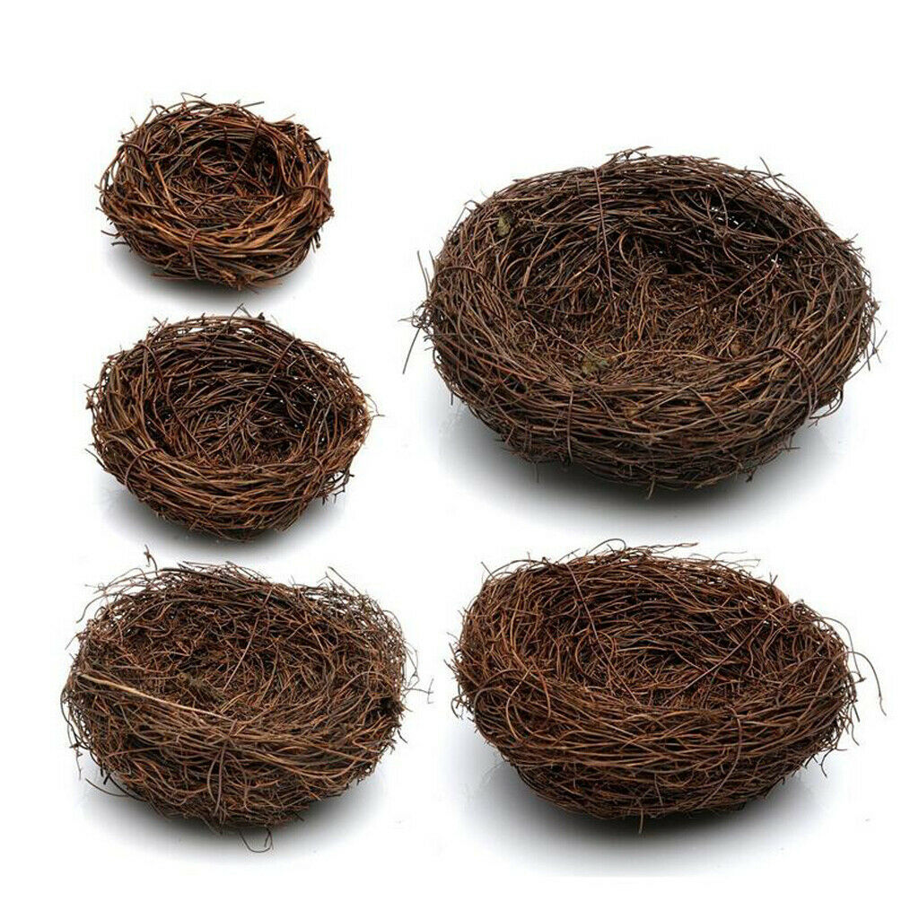 Handmade Vine Bird Nest House/Home Nature Crafts Sill Holiday Decor 20cm