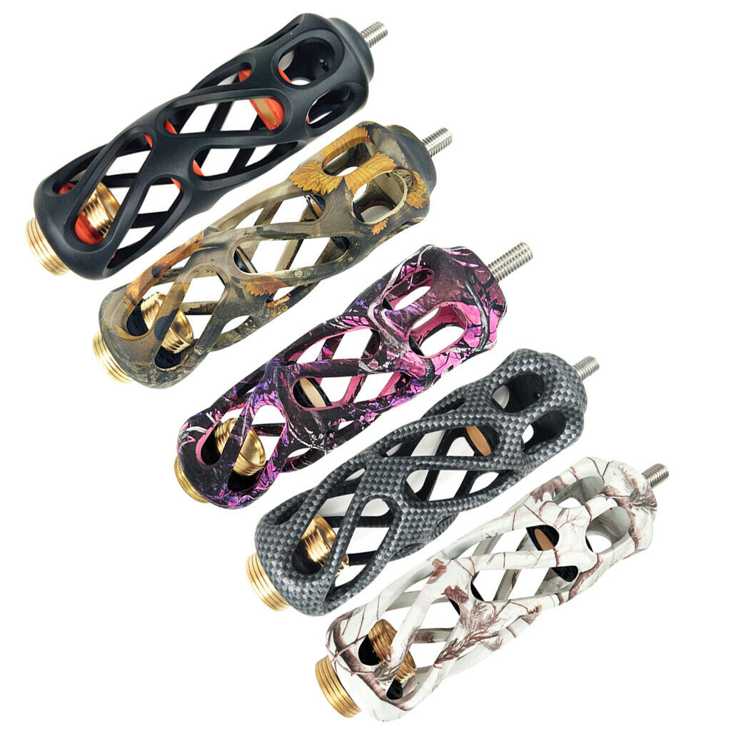 Archery Bow Stabilizer Shock Absorb for Compound & Recurve Bow black red