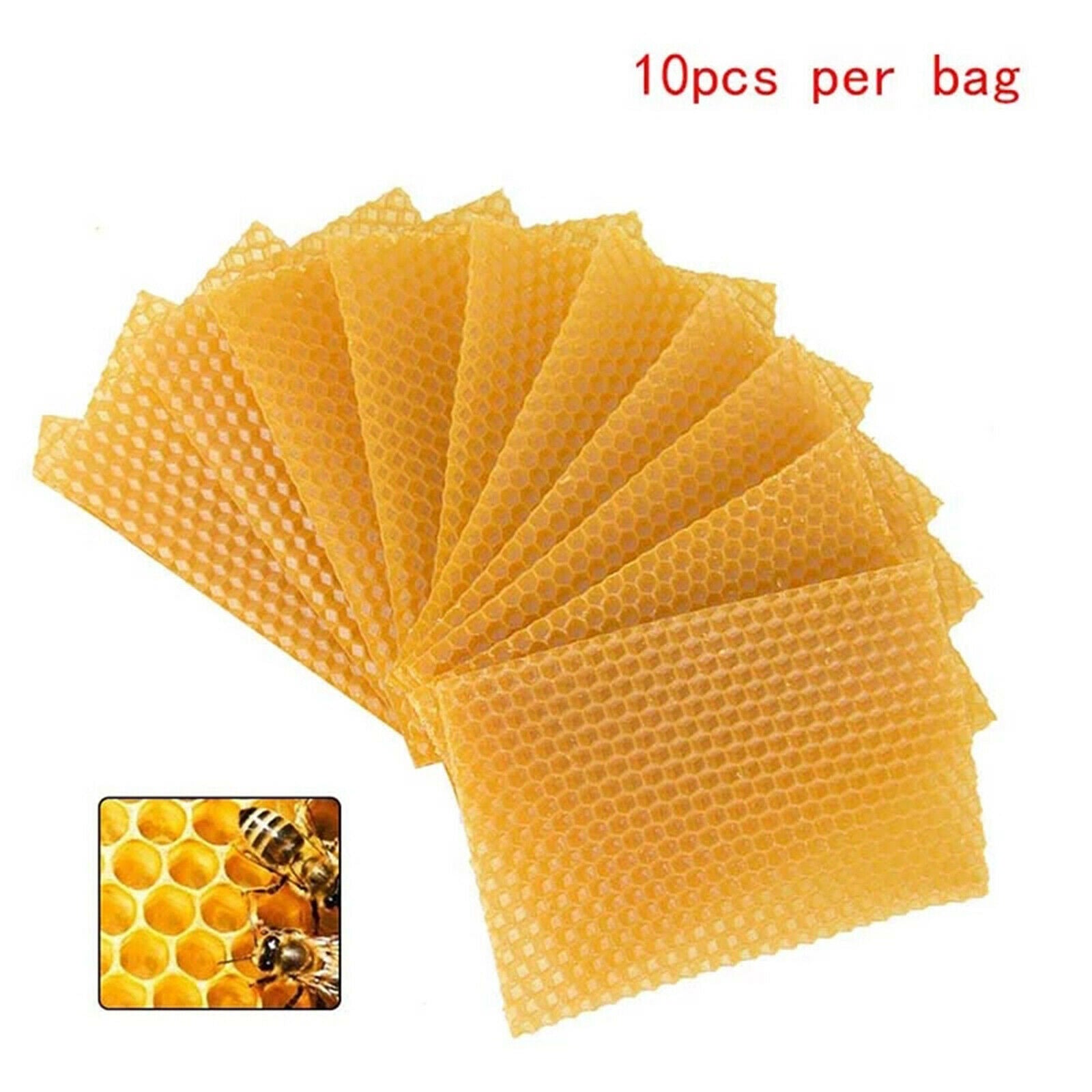 Beeswax Sheets Beeswax Foundation for Candle Making Bee Hive Sheets Deep