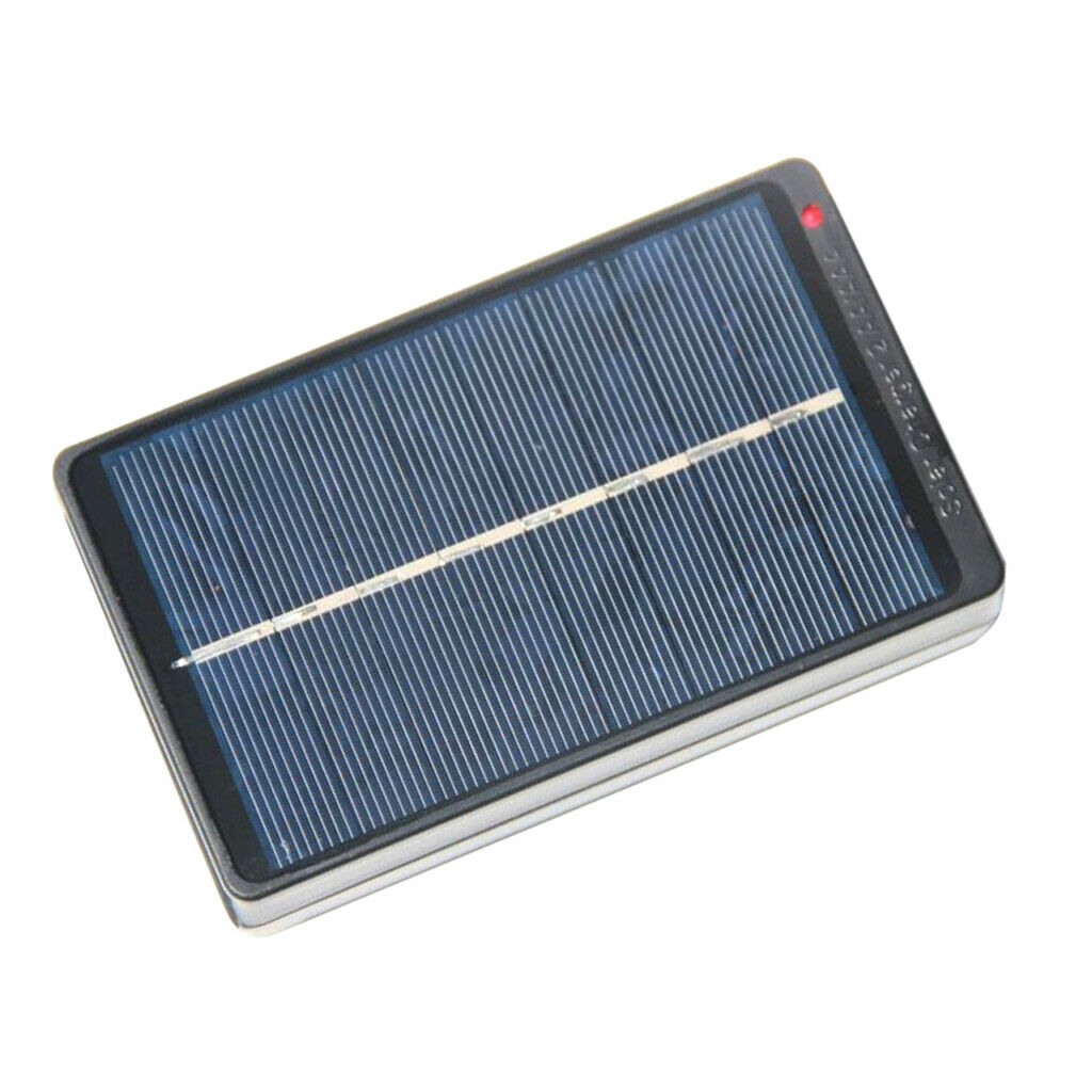 1W Solar Charger Power Bank Outdoor Portable Charger for 4pcs Rechargeable