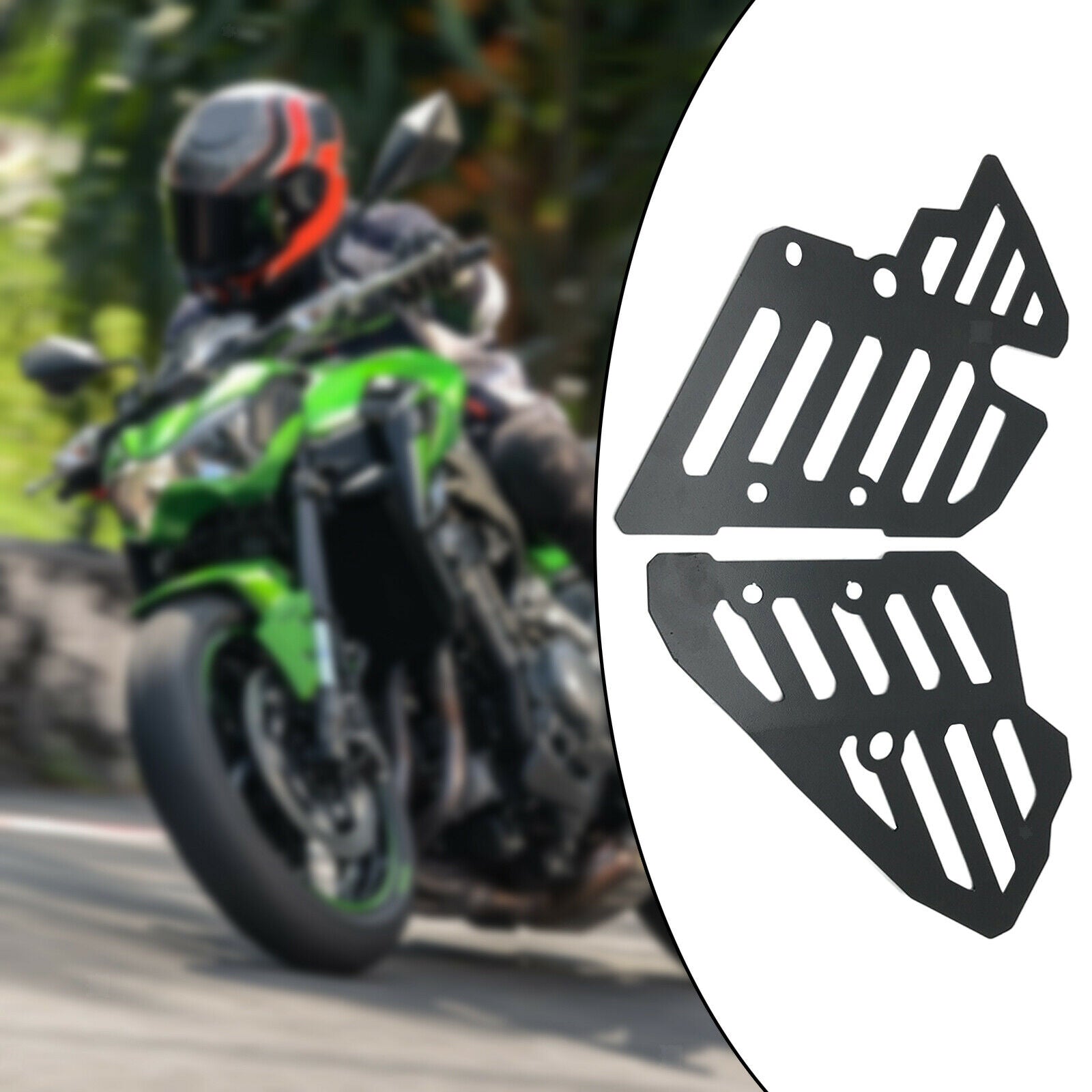 2 Pieces Motor Protector Cover Accessory Fit for Yamaha Tenere 700 2019-2021