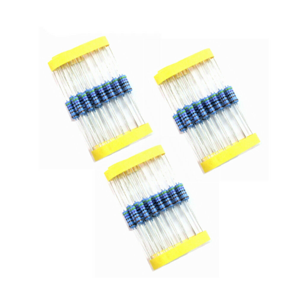 50pcs 1W Resistor Kit 4.7K Ohm Metal Film Resistors Assortment