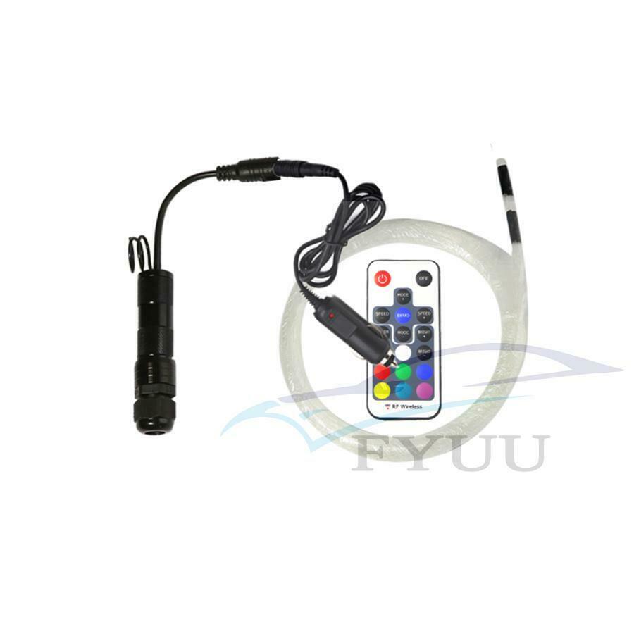 Limo Fiber Optic Star Light Kit Headliner Lighting RF RGB 12V Multi Color Car