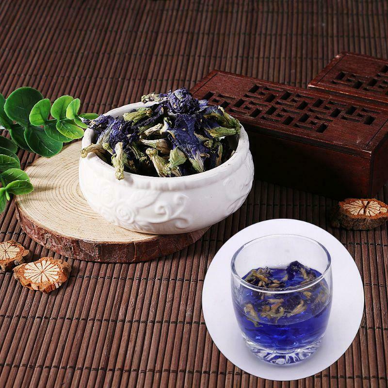 50g Tea Blue Butterfly Pea tea Dried Clitoria Kordofan Pea Flower Tea