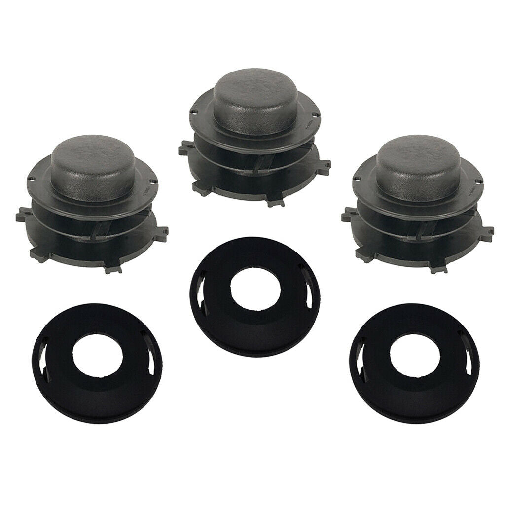 3x Spool   Kit for Stihl Head Cover 25-2 FS 90 100 110 120 130 55 80 83 85