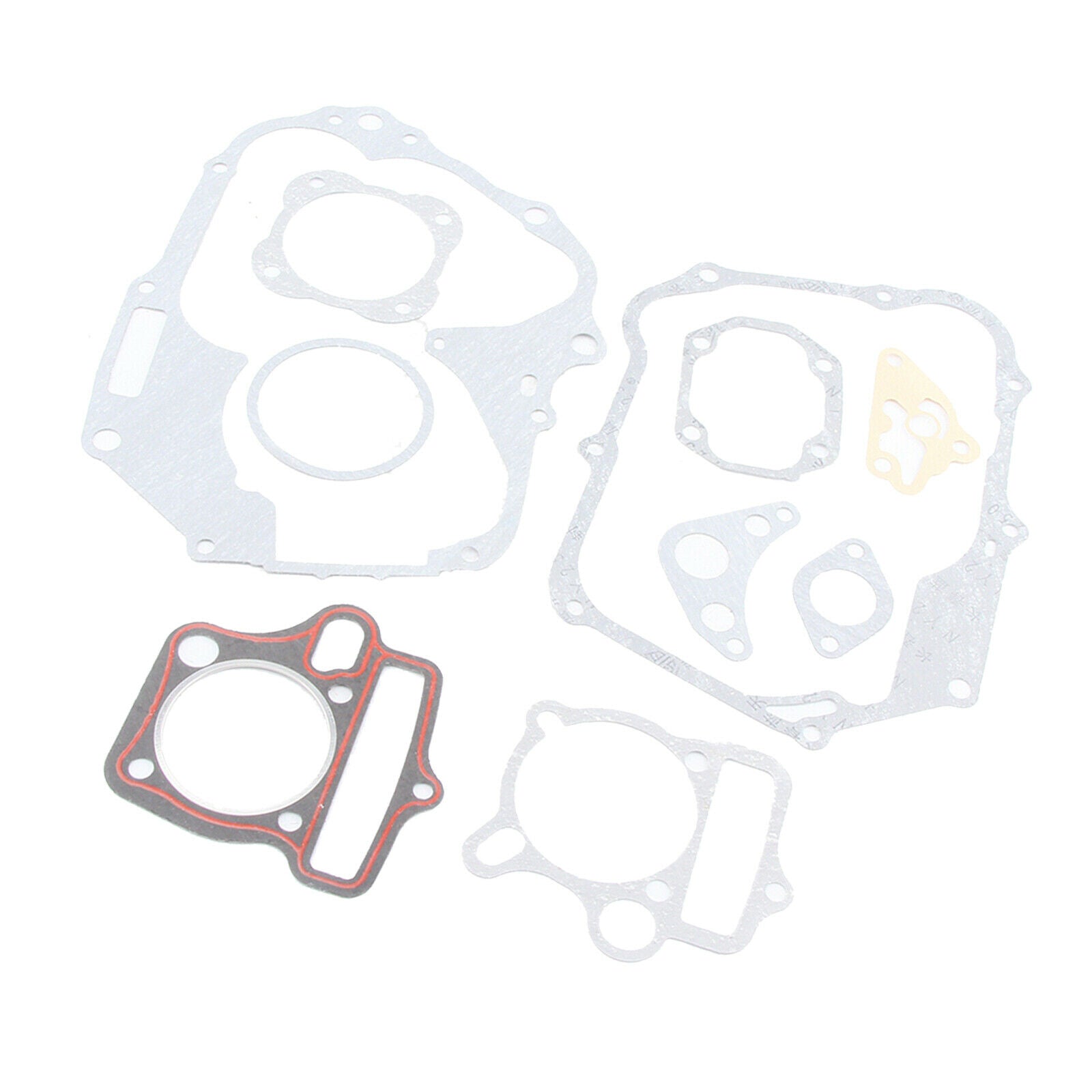 Complete engine cylinder gasket set for Chinese 125cc Lifan motorcycle
