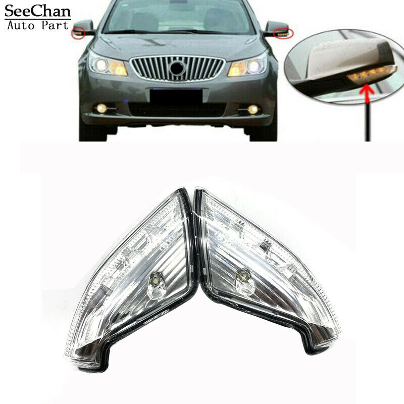 Front View Mirror Turn Signal Light L+R Side Fit For Buick Lacrosse 09-15 Kit