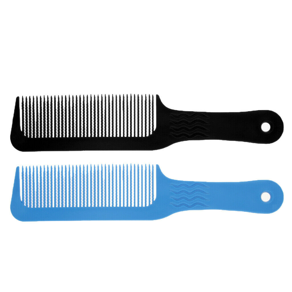2 Pieces Flat Top Comb  Hair Cutting Brush Hair Brush
