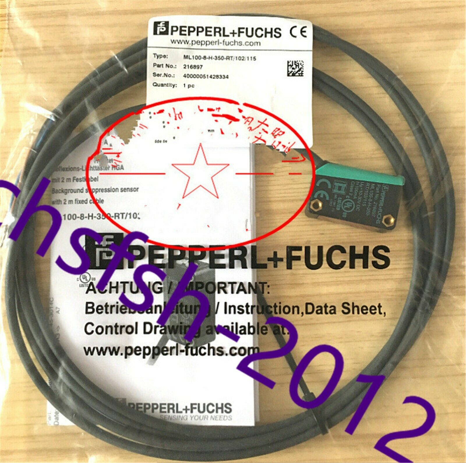 1 pcs New IN Box Pepperl+Fuchs ML100-8-H-350-RT/102/115 proximity switch