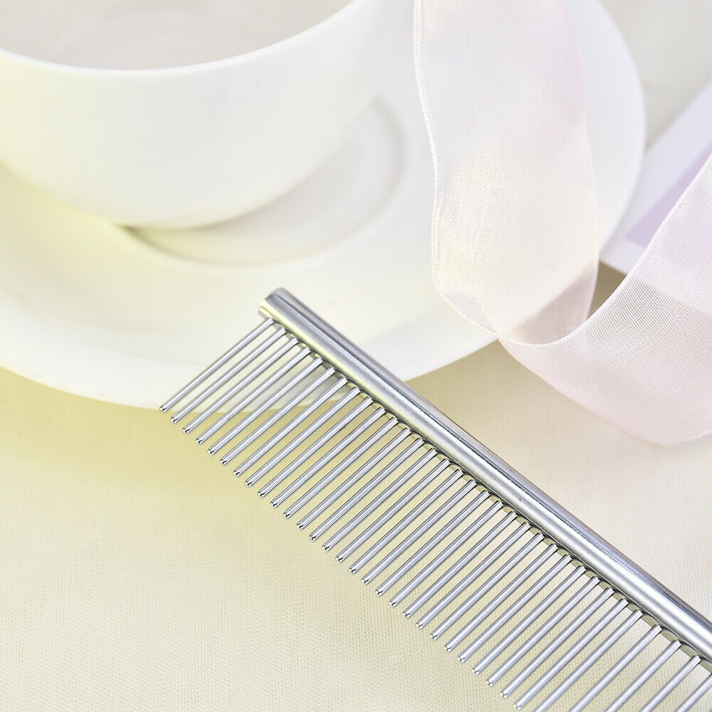 Steel Comb Hair Brush Shedding Flea For Cat Dog Pets Trimmer Grooming newly ~