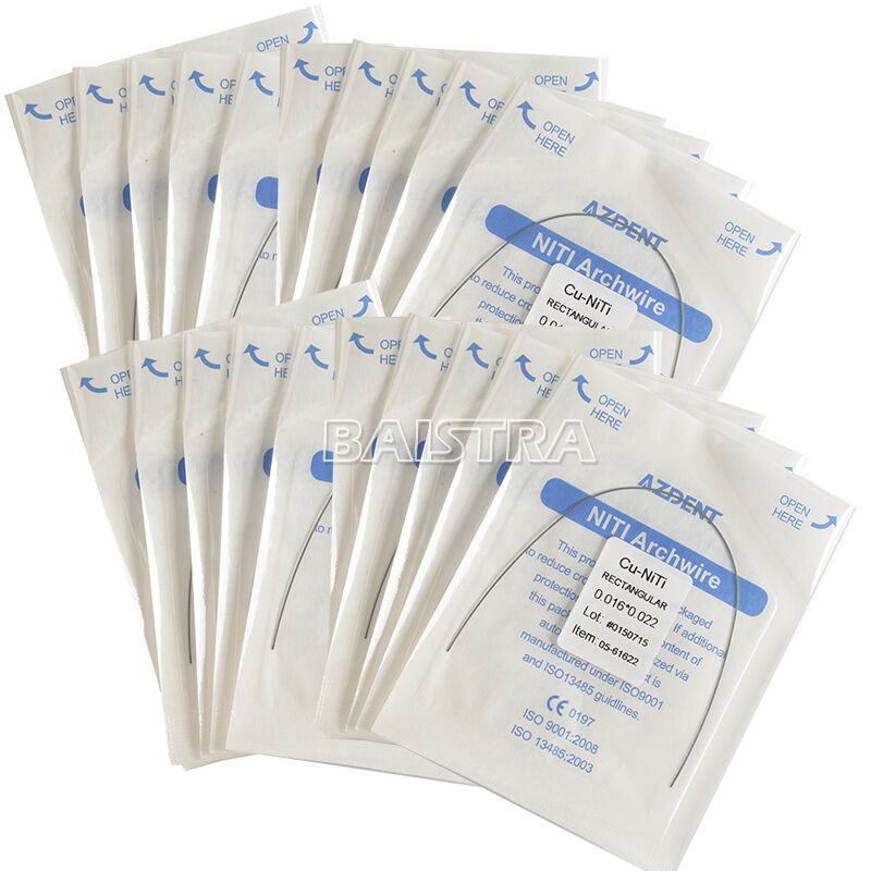 50Packs Dental Orthodontic Cu NiTi Copper Nickel Titanium Rectangular Arch Wires