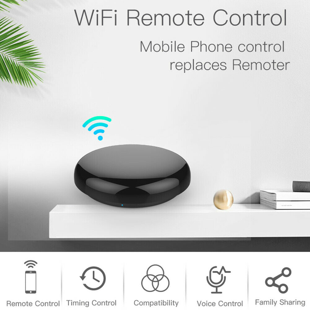 WiFi IR Remote Control Work with Alexa Google Home Assistant Smartphone