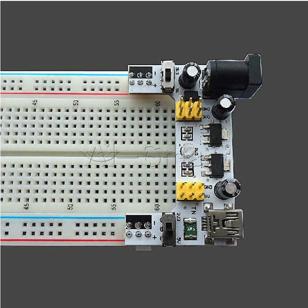 DC7-12V Mini USB MB102 Breadboard Power Supply Module For Arduino Bread Board