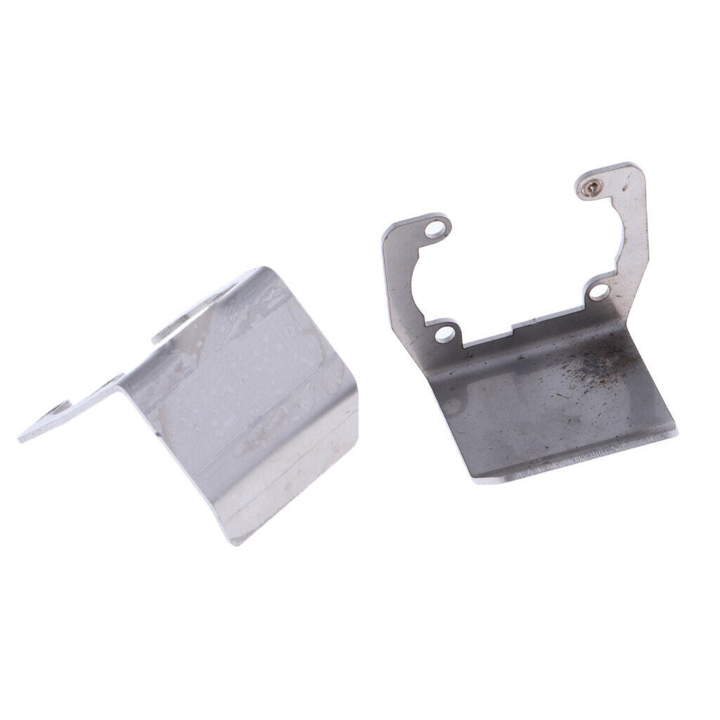 2 Pcs Steering Axle Chassis Protector Plate for 1/10 RC Crawler Axial SCX10