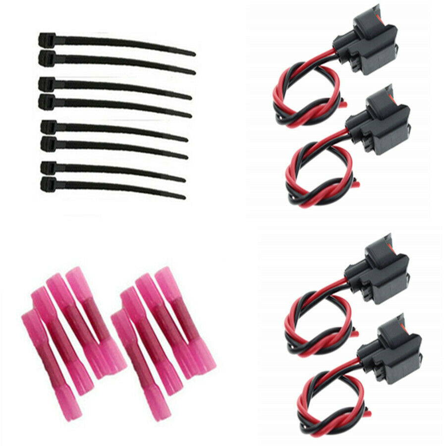 4PCS For Polaris RZR Fuel Injector Harness Repair RZR Ranger 900 800 570 Pigtail