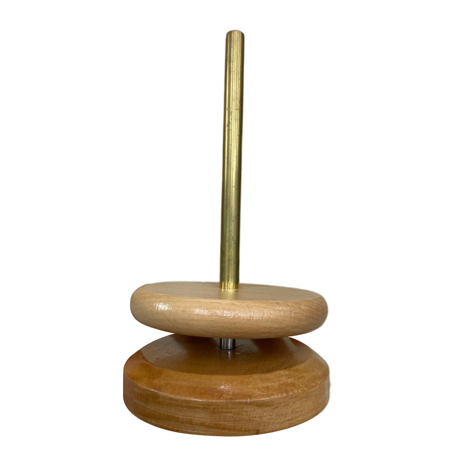Wood Yarn Holder Spindle Sewing Thread Crocheting Tool Stand Knit Accs Gift