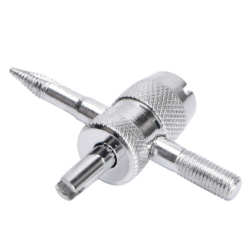 Car Bike Tire Accessory + 4 Valve Stem Core 4 Way Tyre Valve Repair Remove.l8
