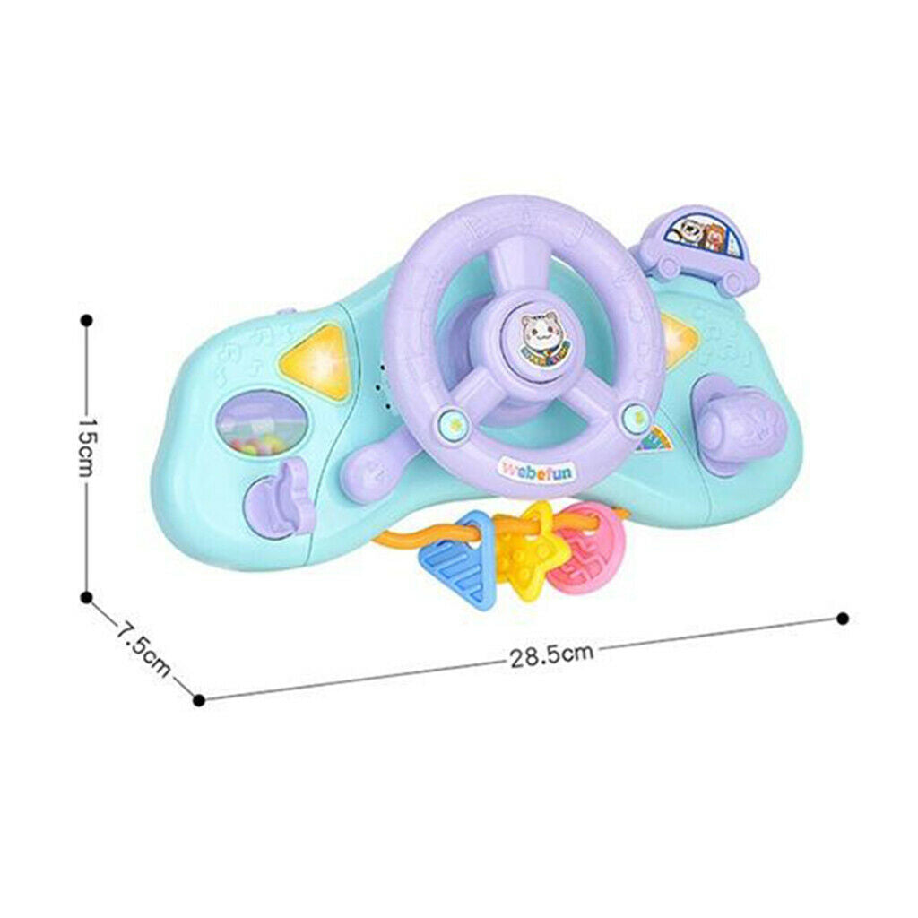 Baby Educational Steering Wheel Musical Toys Children Learning Play