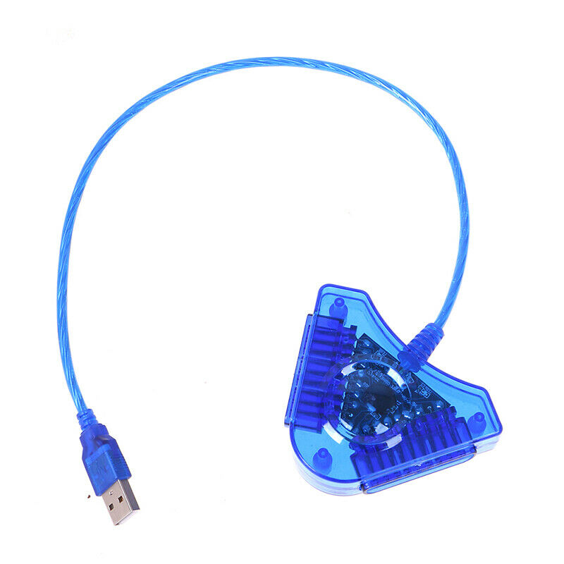 1Pc Game USB Dual Player Converter Adapter Cable For PS2 USB Game Control.l8