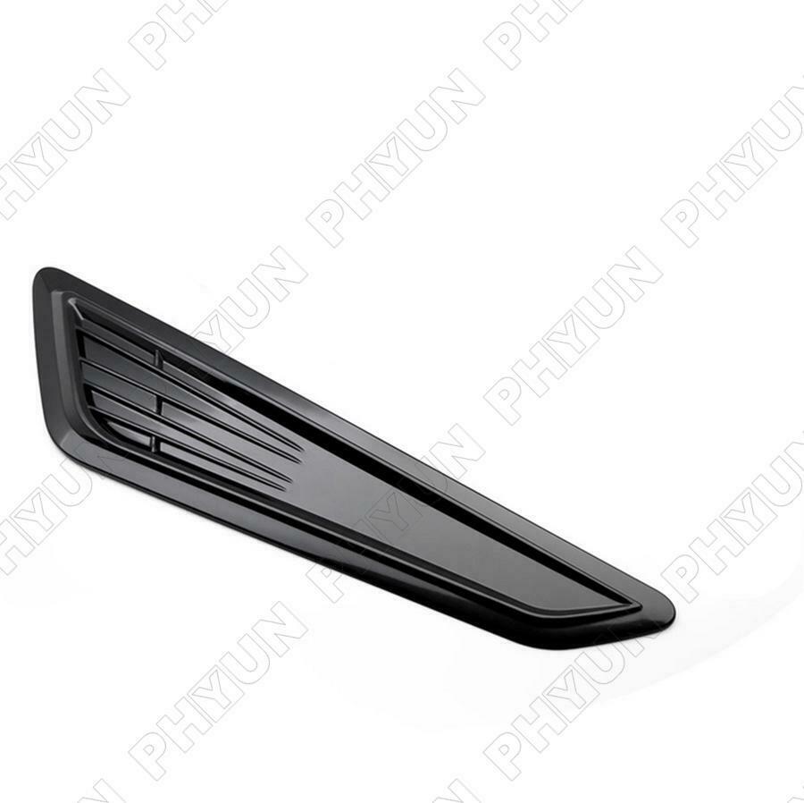 2x Car Air Flow Intake Hood Vent Bonnet Cover Decorative Trim Black Accessories
