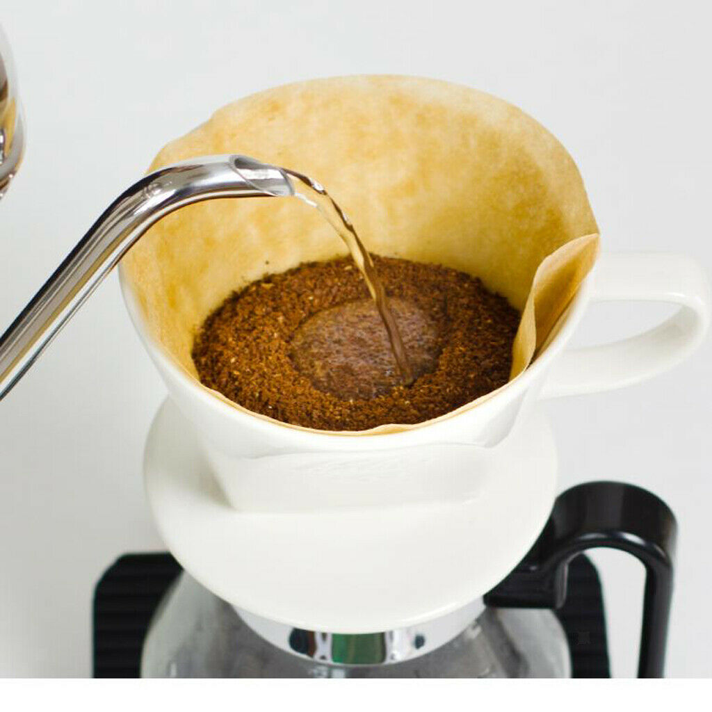 100x Replacement Coffee Paper Filters Coffee Paper Strainer for Home Office