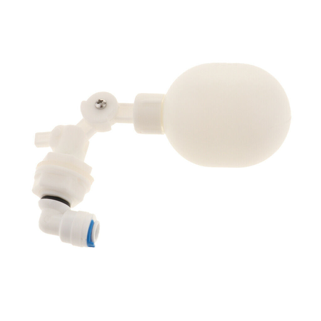Mini White Plastic Quick Fitting Adjustable PVC Float Shut Off Valve for Tubing