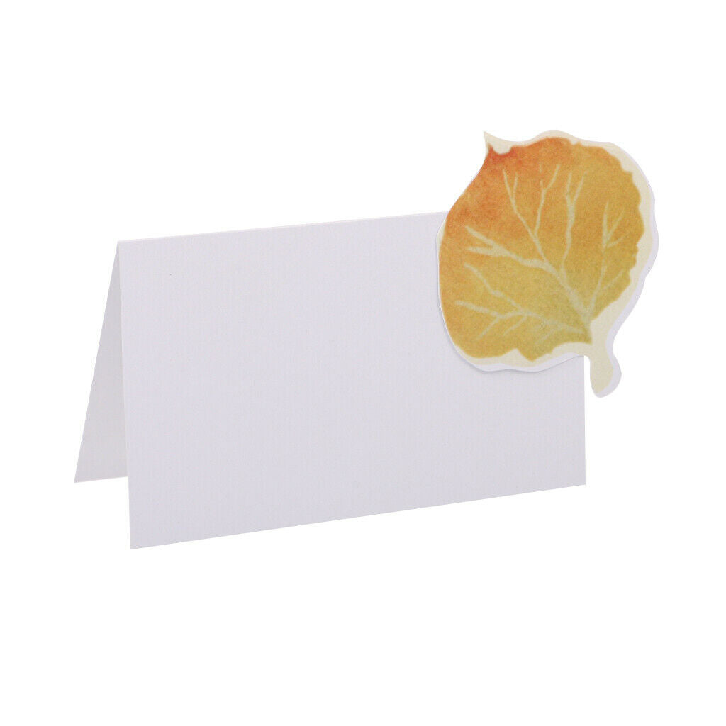 10pcs Blank Maple Place Cards Table Markers Wedding Birthday Party Decor