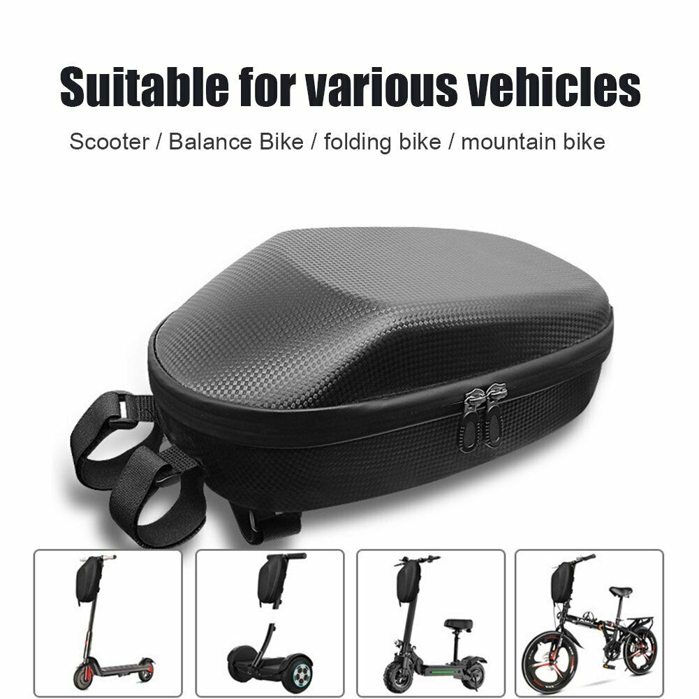 Frame Scooter Hanging Bag Hard Shell Front Waterproof Folding Bike Bicycle Pouch