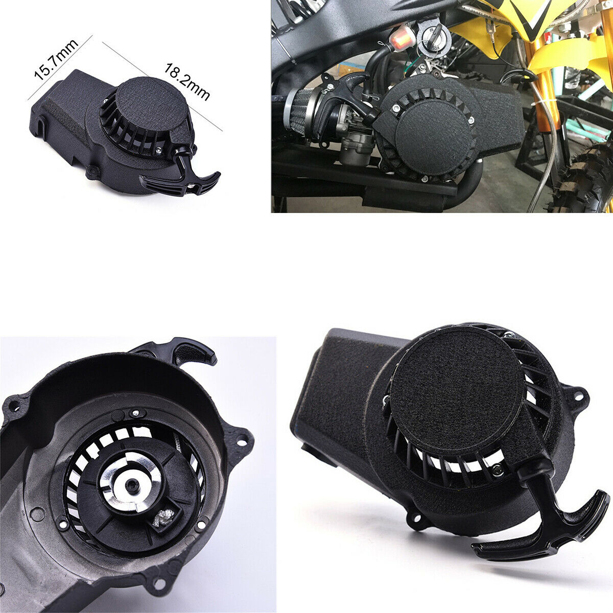 2 Stroke 47cc 48cc 49cc Pull Start Starter Alloy ATV Mini Dirt Quad Pocket Bik