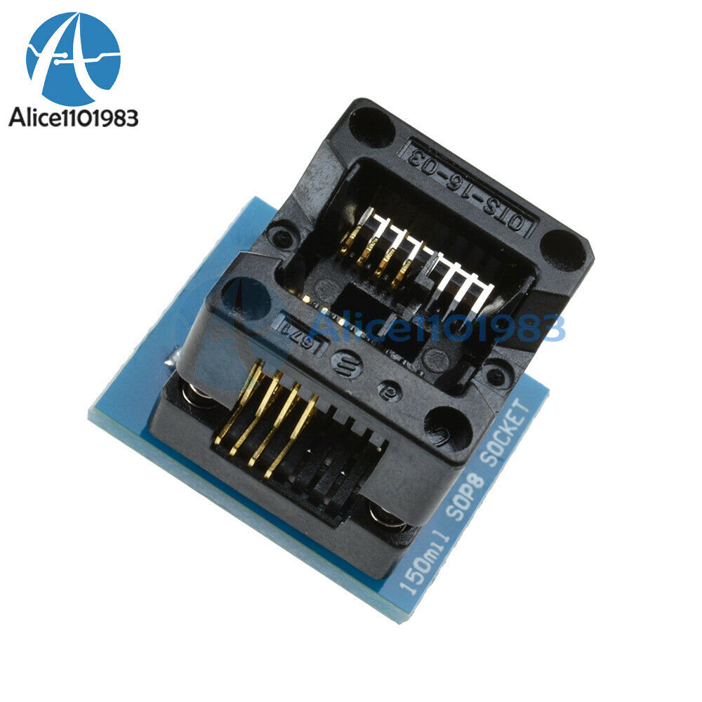 SOIC8 SOP8 to DIP8 EZ Programmer Adapter Socket Converter module wide150mil