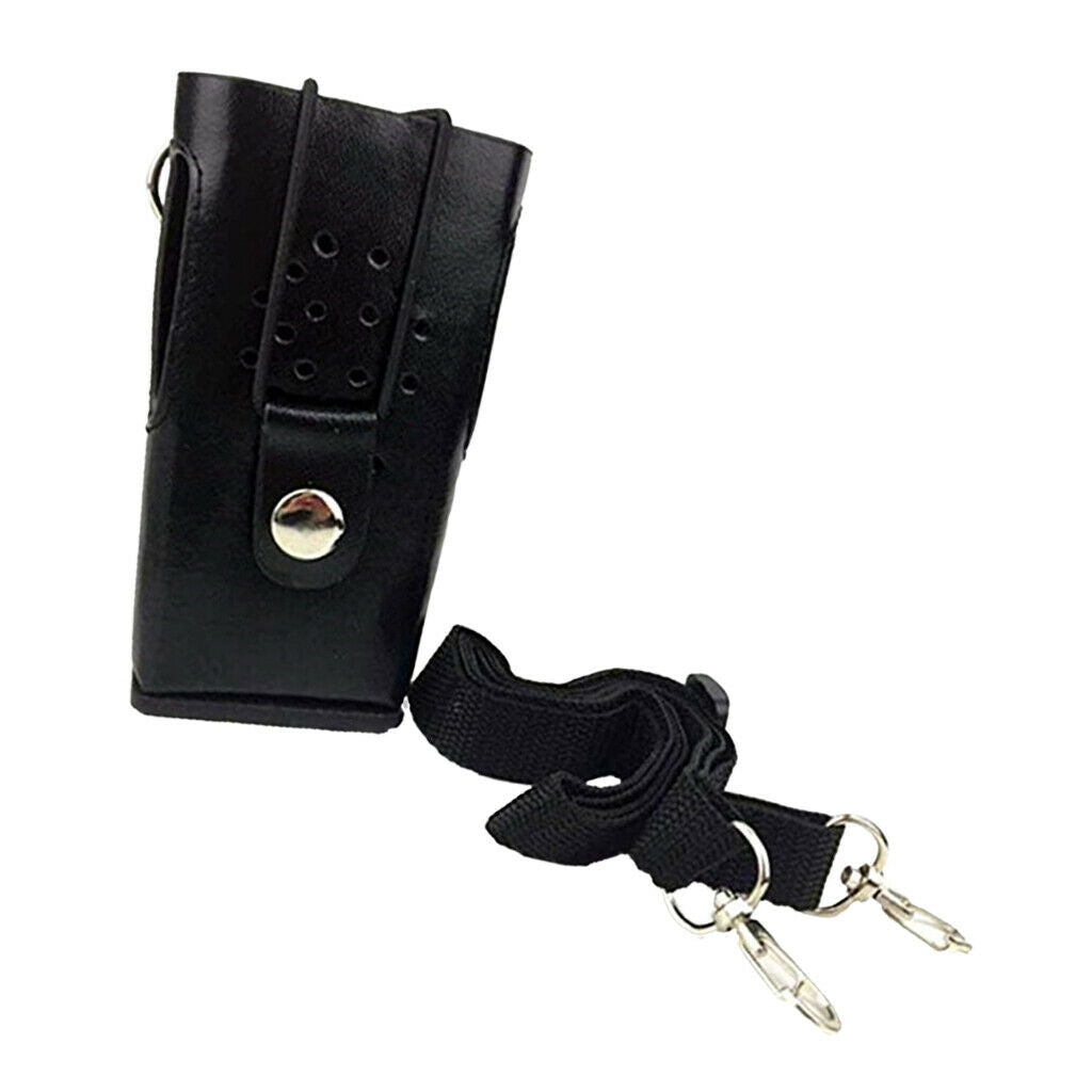 Hard   PU   Leather   Carrying   Holder   Case   Shoulder   Strap   for   Two