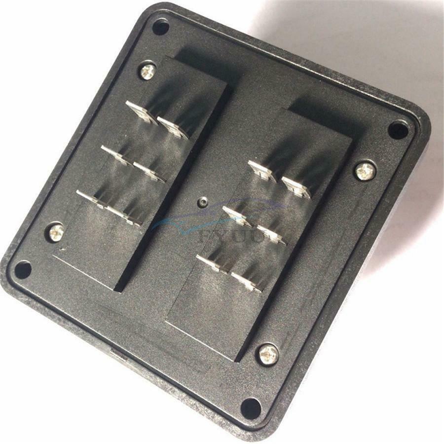 1PCS 6-way Universal Car Ship Circuit Blade Type Fuse Box Holder LED Indicator