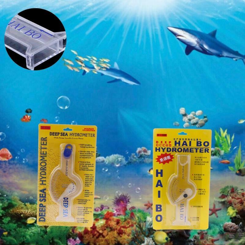 Accurate Hydrometer Salinity Meter For Aquarium Fish Tank Marine Sea Saltwater