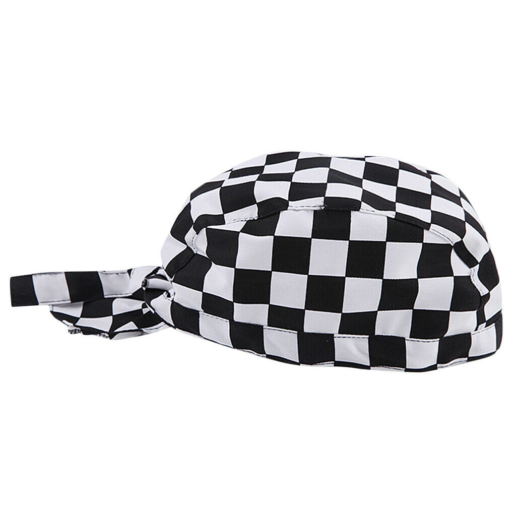 2x Chef Hat Kitchen Restaurant Hat for Restaurant Cooking Bandana Hat Head