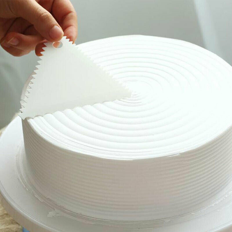 Triangular Plastic Scraper Dough Scraper For Bread Making And Cake Pastry.l8