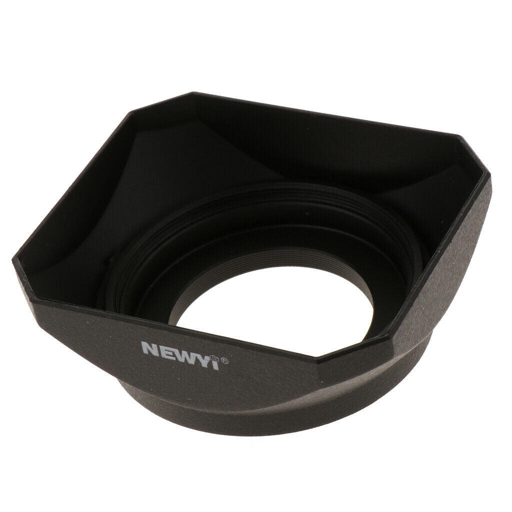 37mm Square Lens Hood with Screw for Canon   Sony Camera Universal