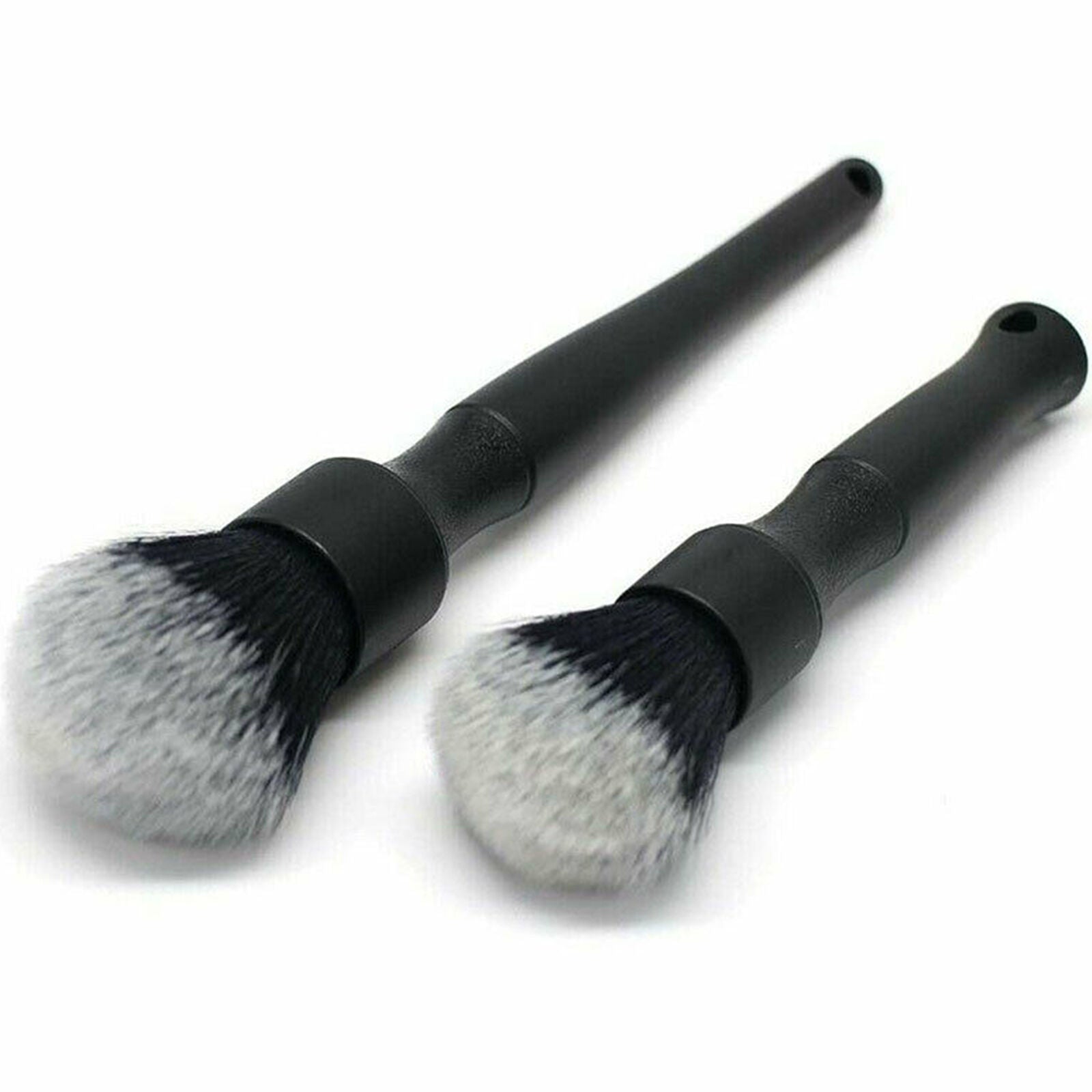 2pcs Car Brush Soft Detailing Brush Set Interior Brush Cleaning Brush Set