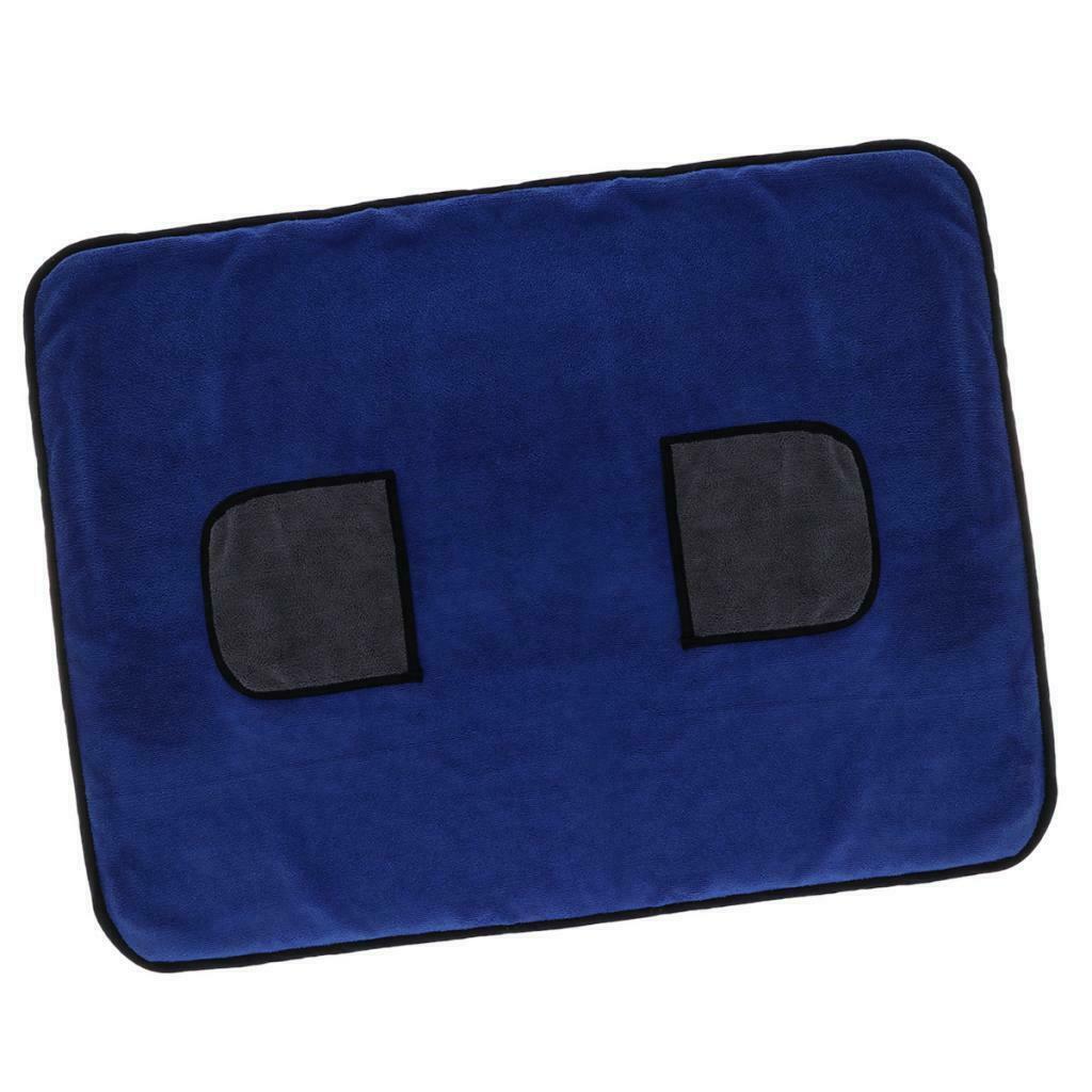 Drying Towel Pet Bath Towel For Small Animals Puppy Dogs Cats Blue