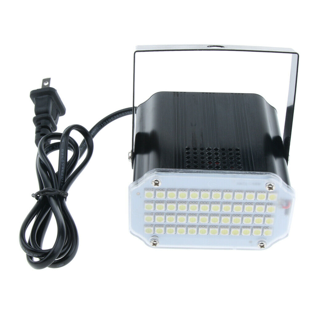 48 Leds Strobe Light, White Colors Sound Activated Dj Lights  for Christmas
