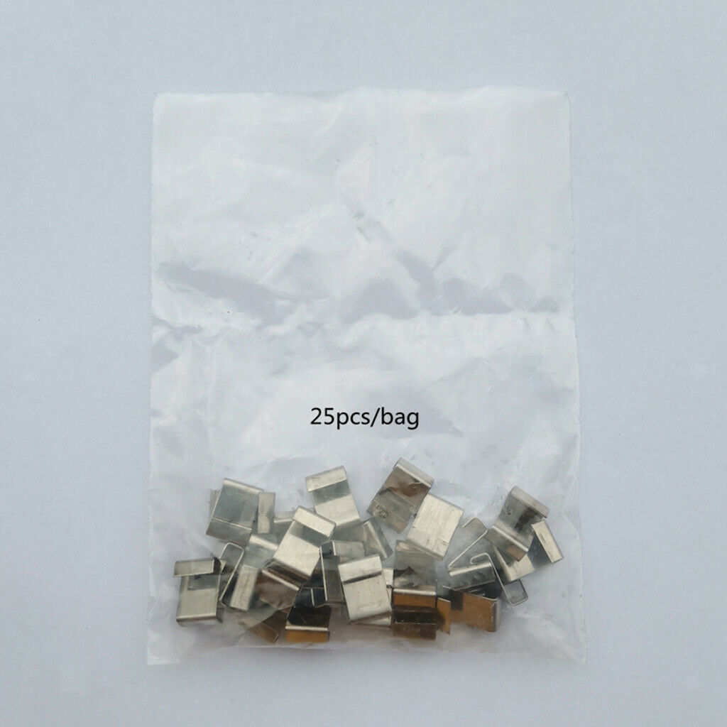25pcs Metal Z Shape Greenhouse Glazing Clips Replacement Garden Accessories