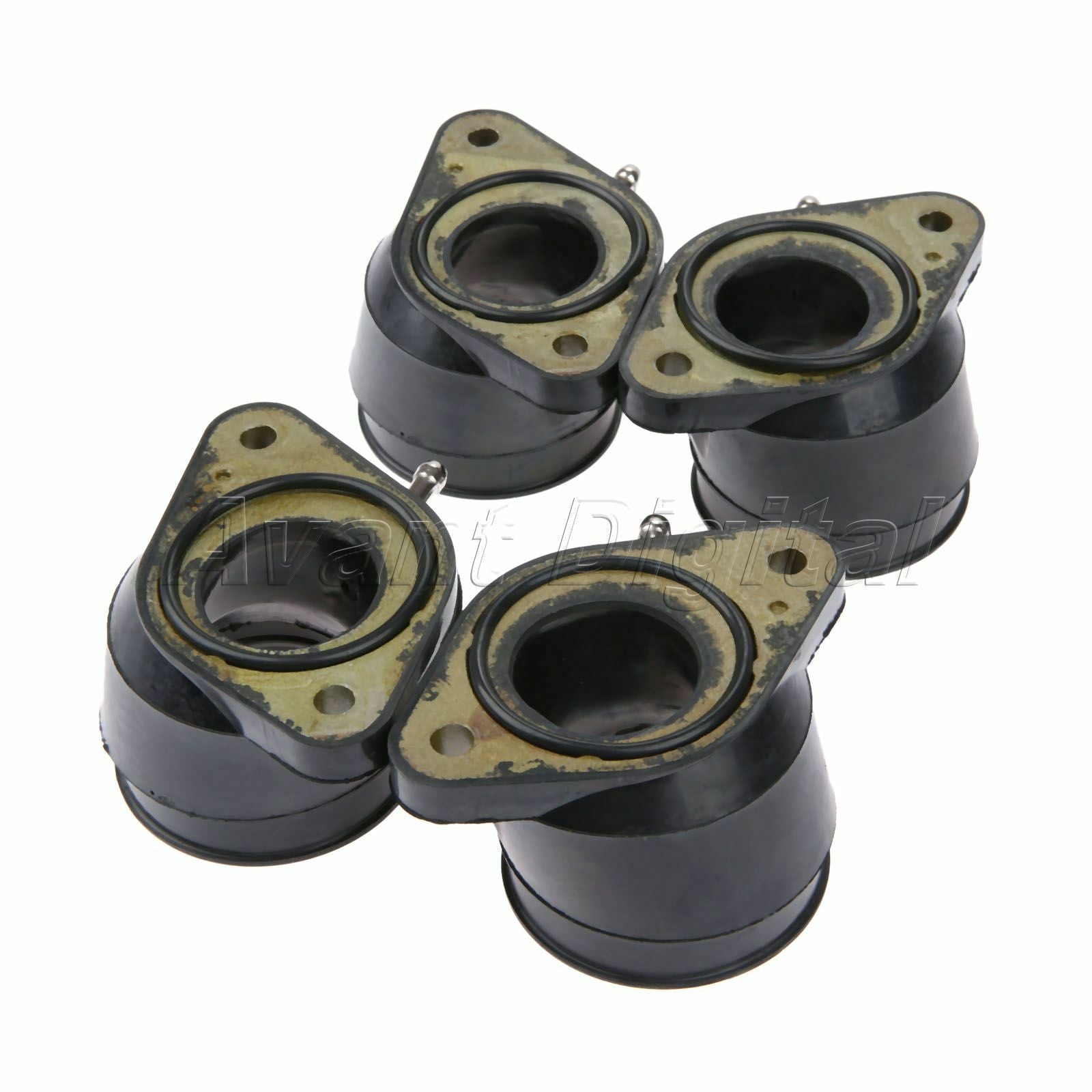 4 Pcs Carburetor Interface Adapters Fit For Yamaha XJR1300 XJR1200 1998-2006