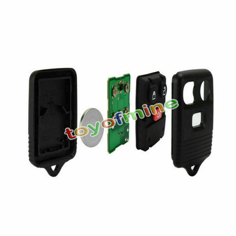 2 Keyless Entry 3 Button Remote Control Car Key Clicker Transmitter Replacement