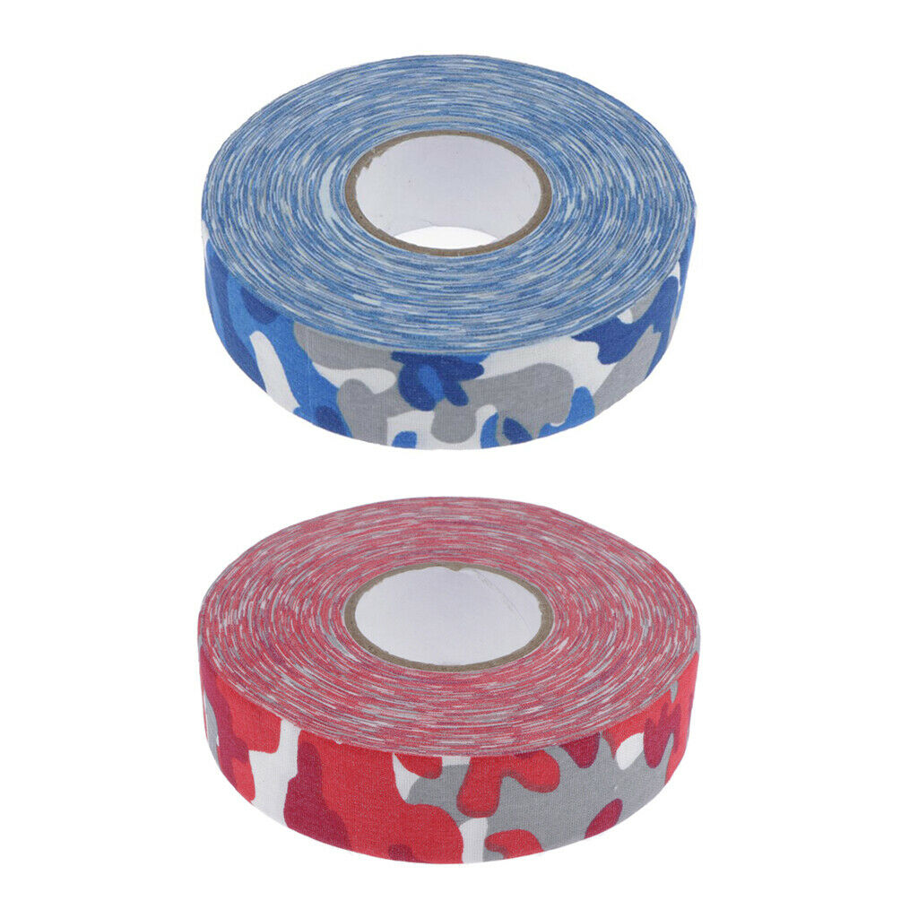 Lots 2 1'' Wide Anti-Skid Tensile Sticky Cotton Ice Hockey Guard Tape Wrap