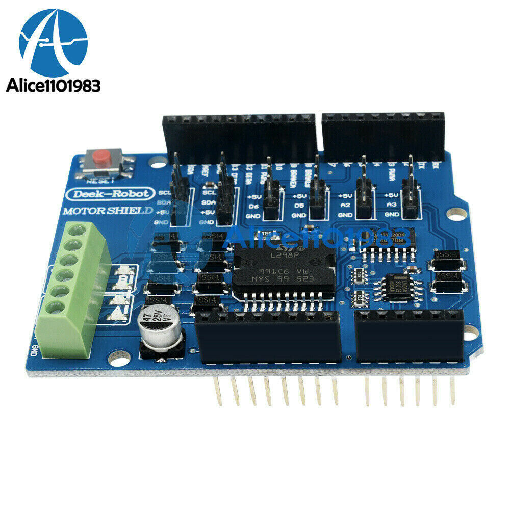 2PCS L298P Shield R3 Two Motor Driver 2A H-Bridge 2 way For Arduino UNO 2560
