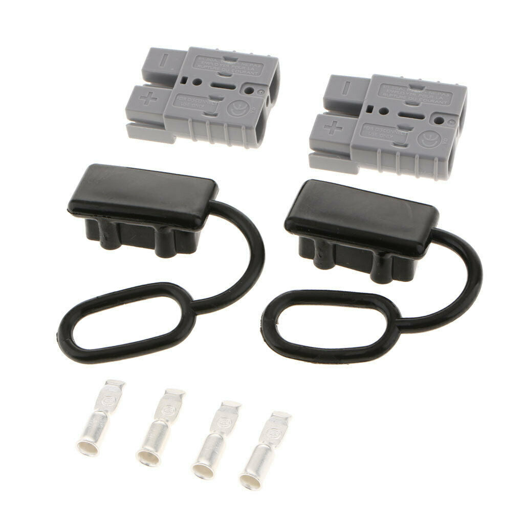 Battery Quick Connect Wire Harness Plug Kit 50A 6-10 AWG Battery Cable Quick