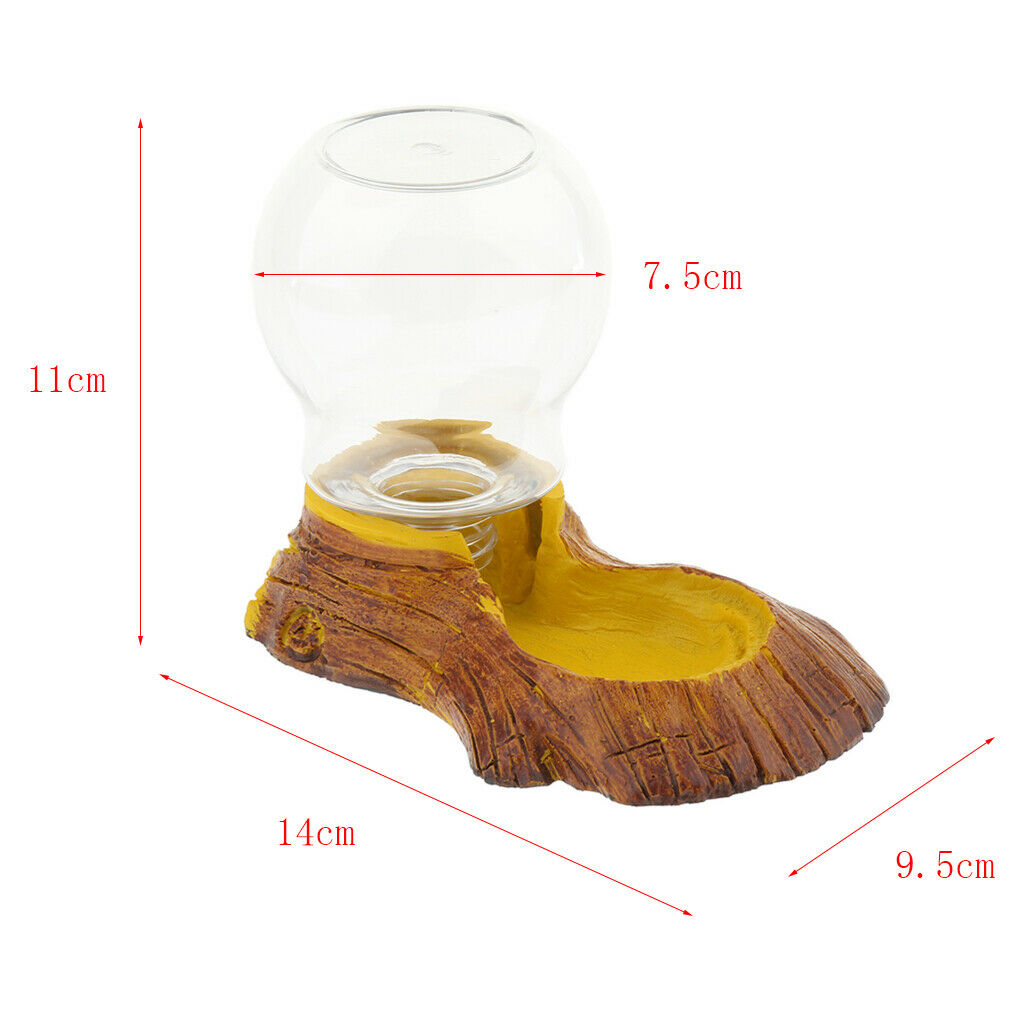 Small Pet Drinking Fountain Reptile Amphibian Turtle Gecko Waterer