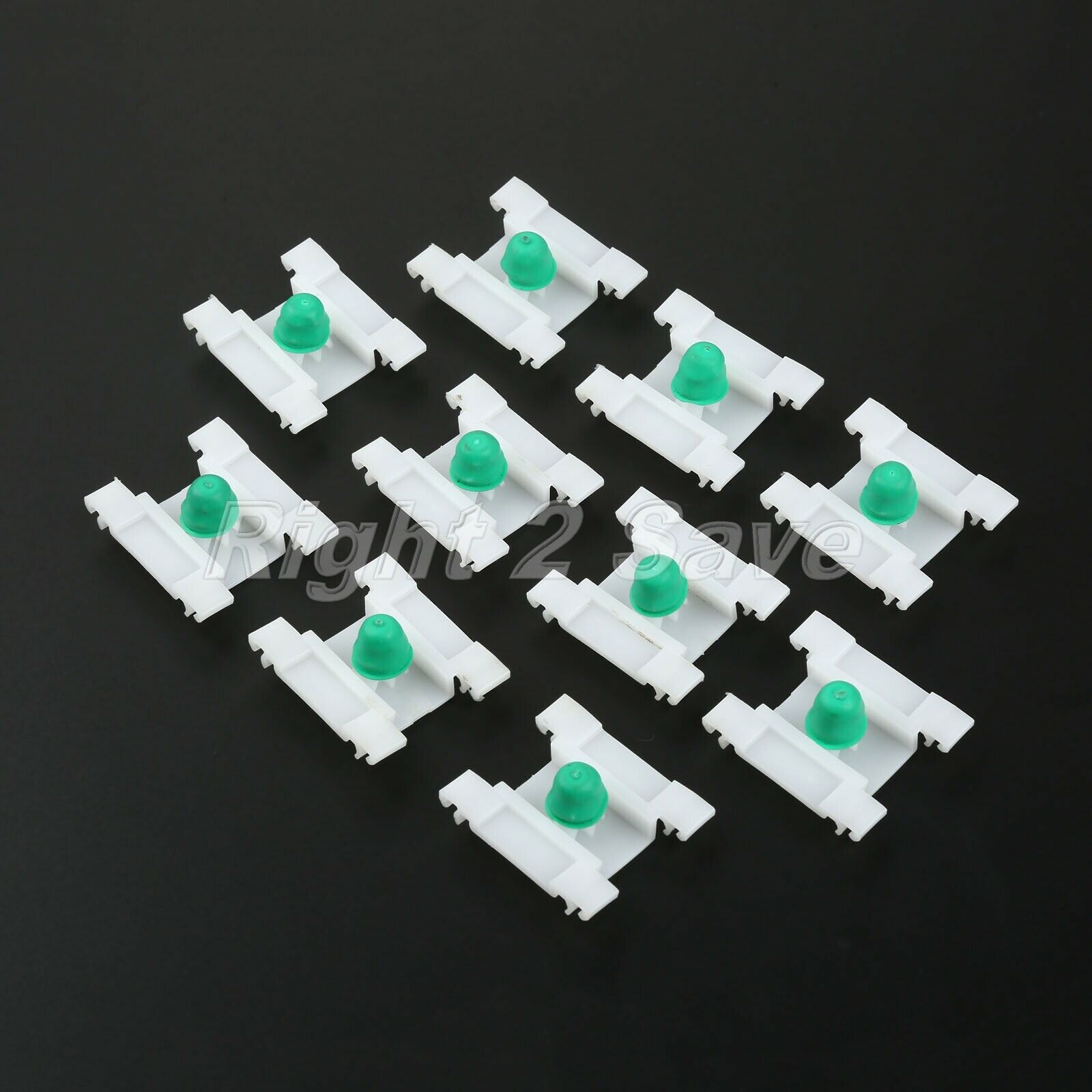 10Pcs Car Fasteners Clips Trim Bump Strip Short Stem Fastener Fit For  GOLF MK3